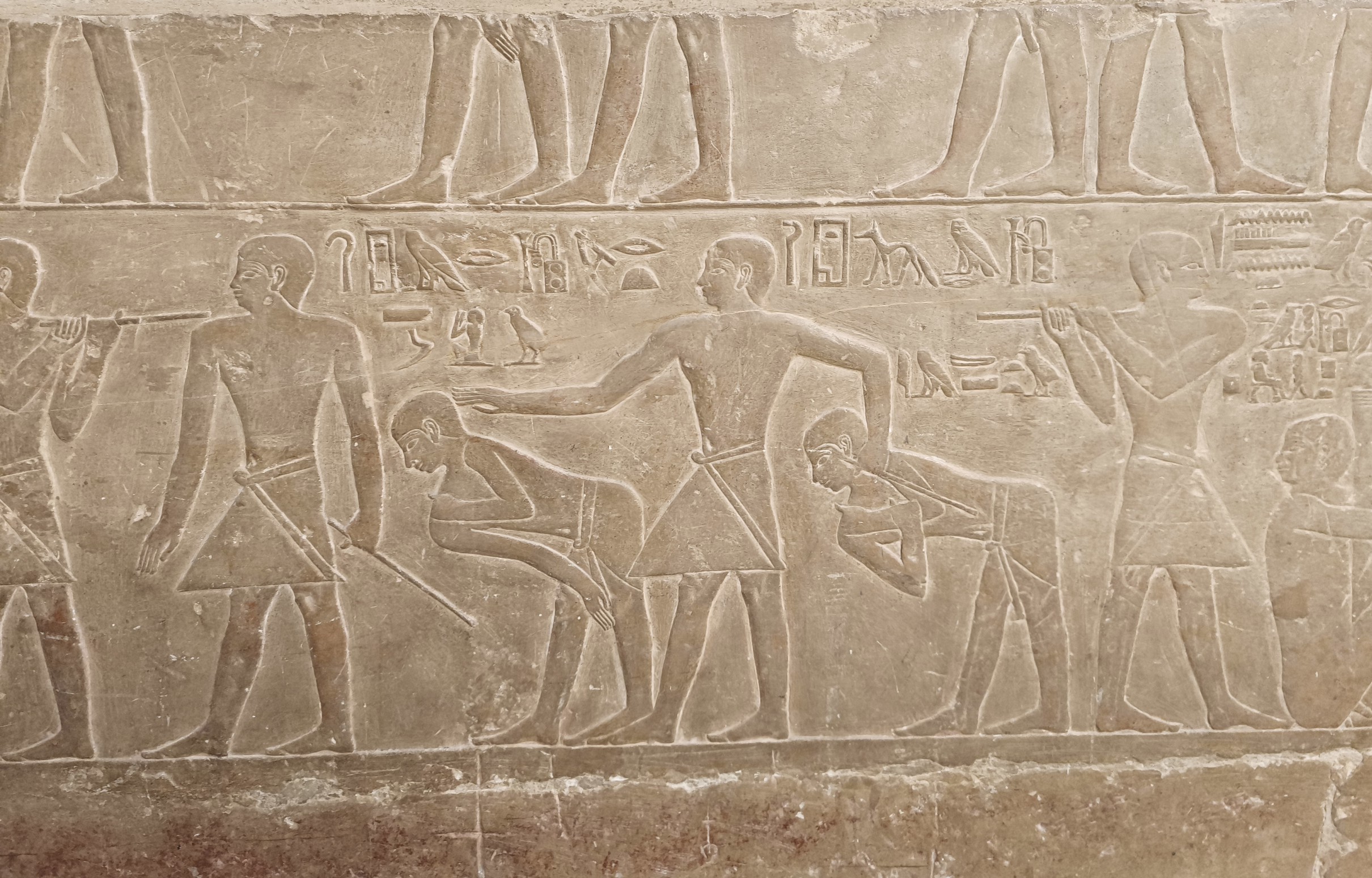 Vorführung des Angeklagten, Mastaba des Mereruka, Eigenes Foto